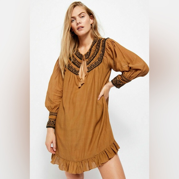 Free People Erin Embroidered Mini Dress - Picture 10 of 10
